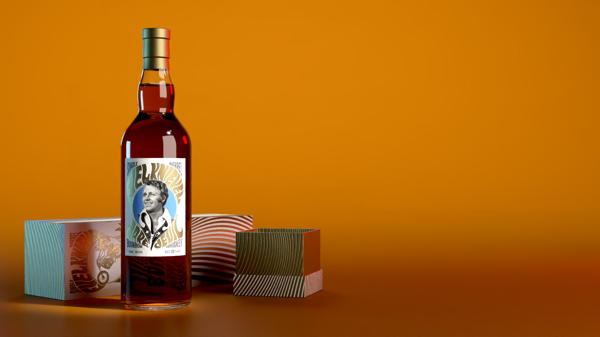 Cask 88 Bourbon, Evel Knievel